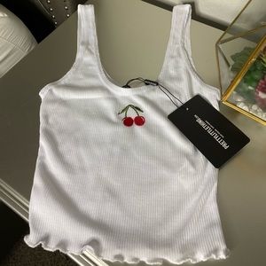 Super cute Pretty little thing cropped tank